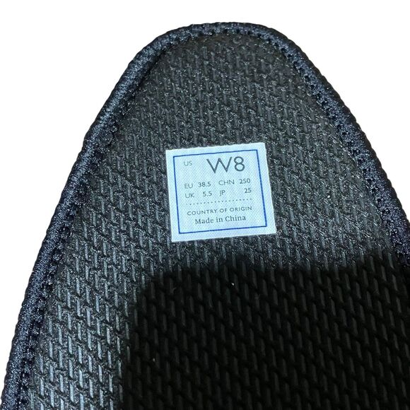 Rothy’s Blue Square Toe Mary Jane Ballet Flats Womens 8 Clean Girl - Picture 5 of 11